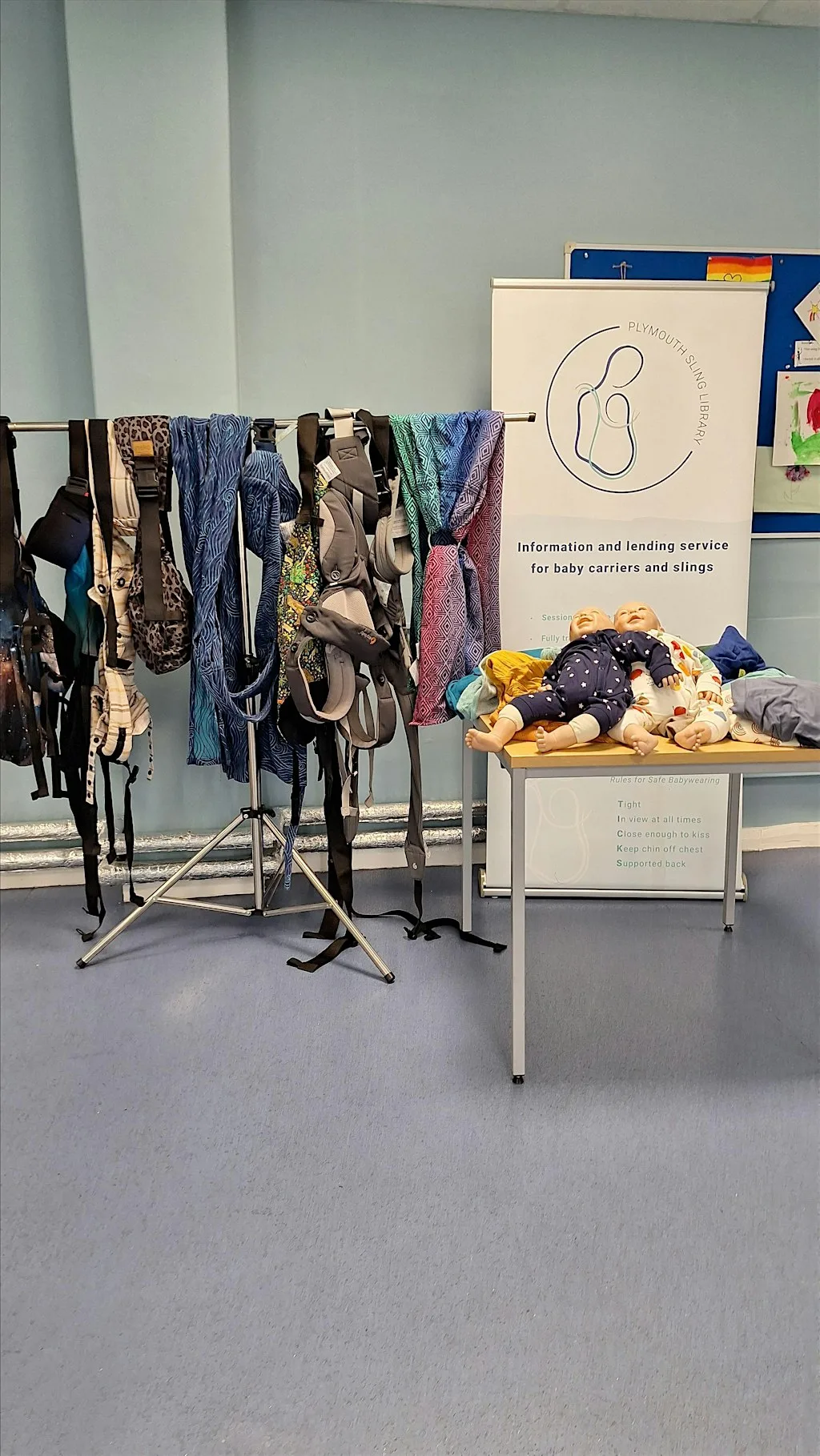 Plymouth Sling Library 7th August at R N Crownhill Family Centre