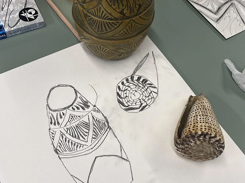 Mindful Museum Sketching at Kelvin Hall Open Collections