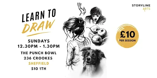 Learn to Draw with Storyline Arts at The Punch Bowl