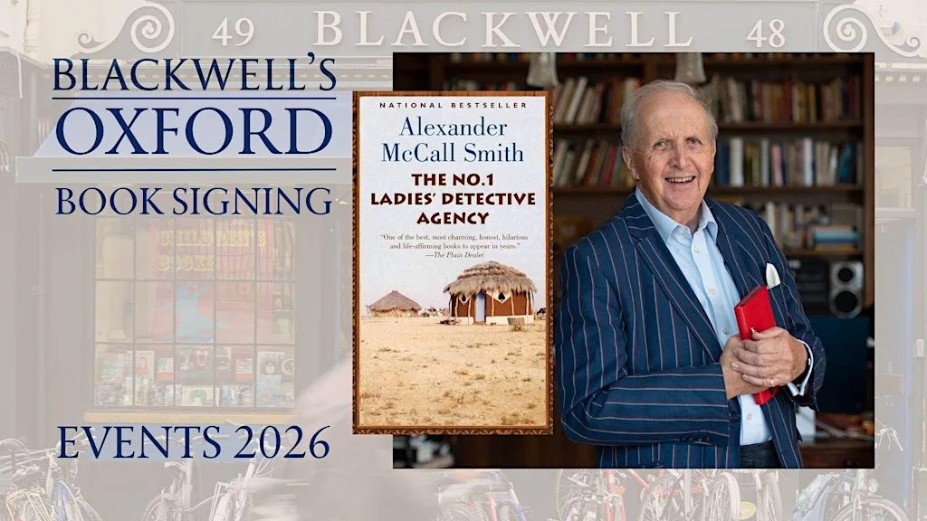 Alexander McCall Smith BOOK SIGNING at Blackwell's Bookshop