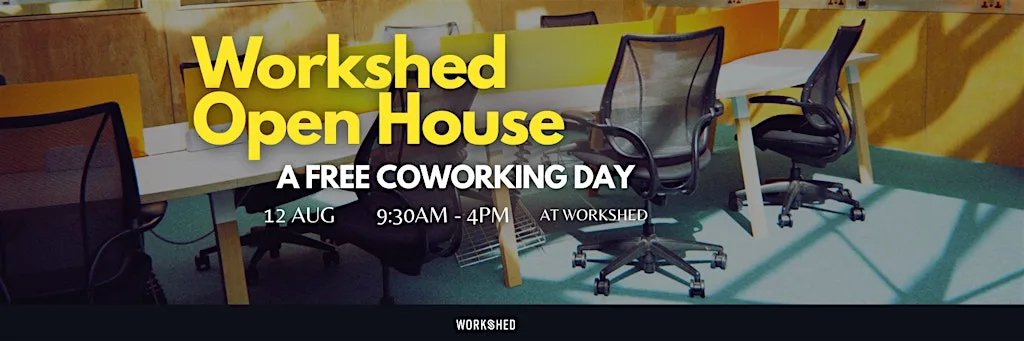 Workshed Open House | Free CoWorking 12 August at Workshed Swindon