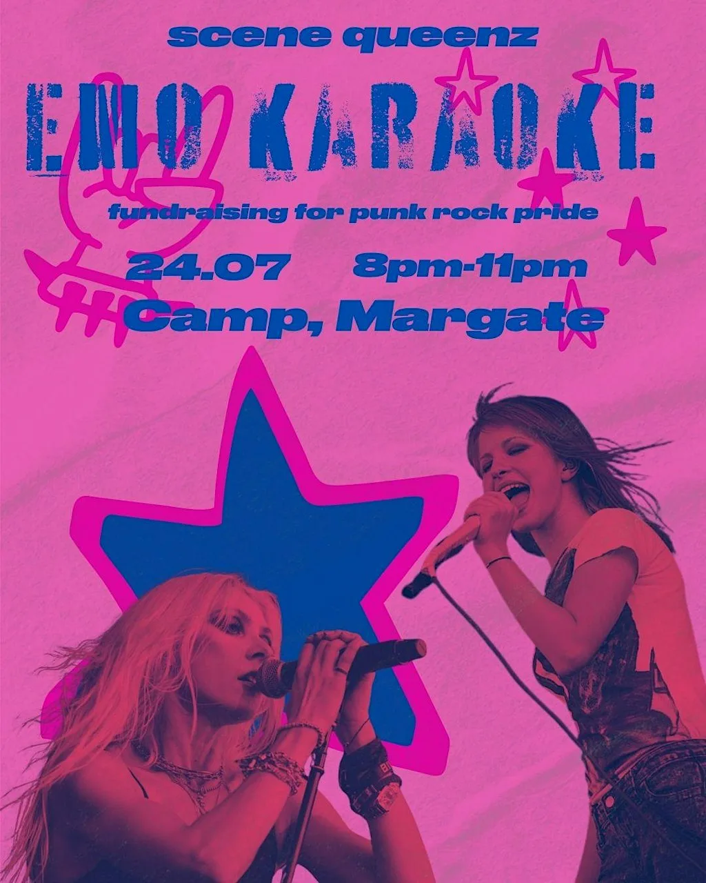 Scene Queenz Emo Karaoke (Punk Pride Fundraiser) at CAMP