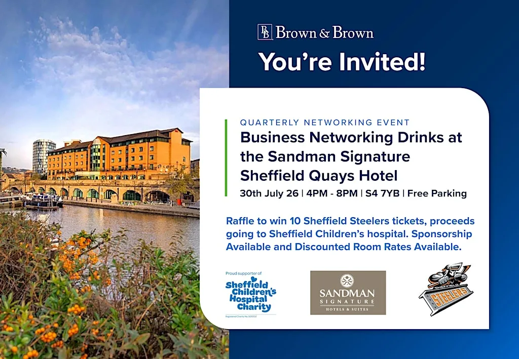 BUSINESS NETWORKING at Sandman Signature Sheffield Quays Hotel