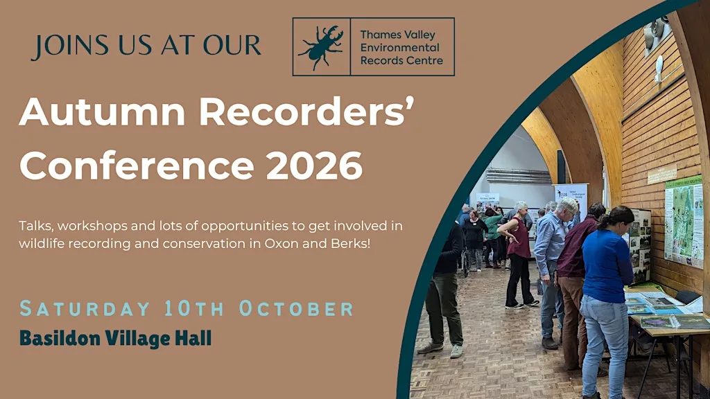 Thames Valley Environmental Records Centre (TVERC) Autumn Conference 2026 at Upper Basildon Village Hall