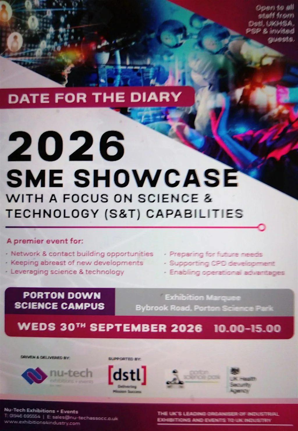 SME Showcase - sponsored by Dstl