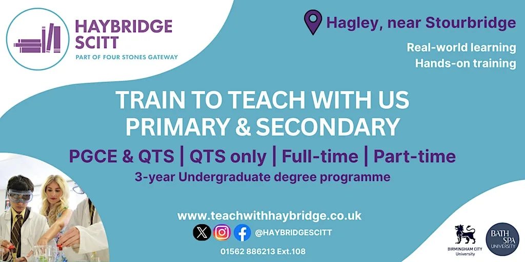 Postgraduate and Undergraduate Trainees - Haybridge SCITT Open Event at Haybridge High School and Sixth Form - Training Centre