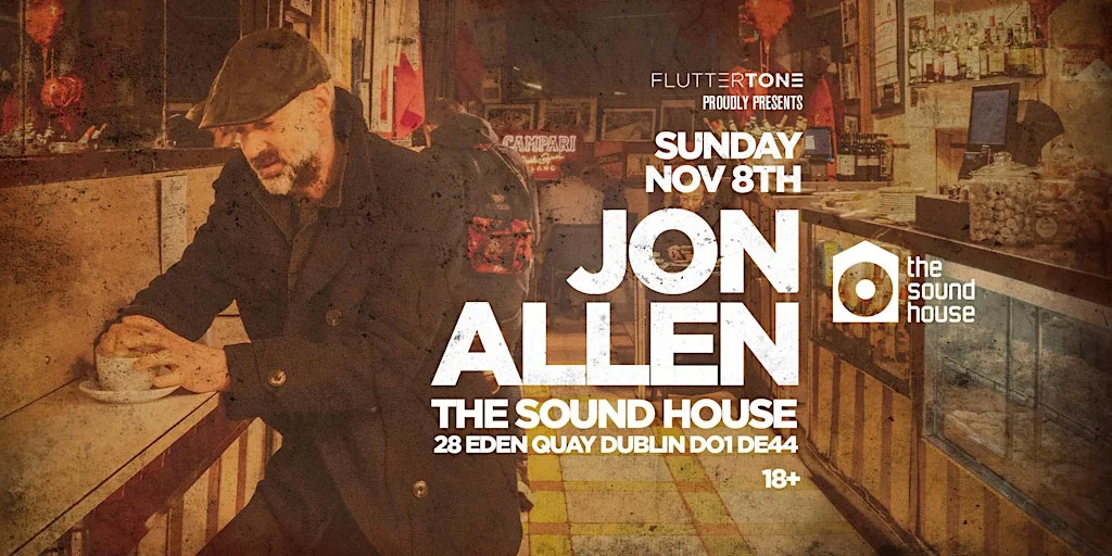 Jon Allen, Dublin, 8th November, 2026