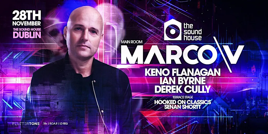 MARCO V at The Sound House, Dublin, 28th Nov, 2026