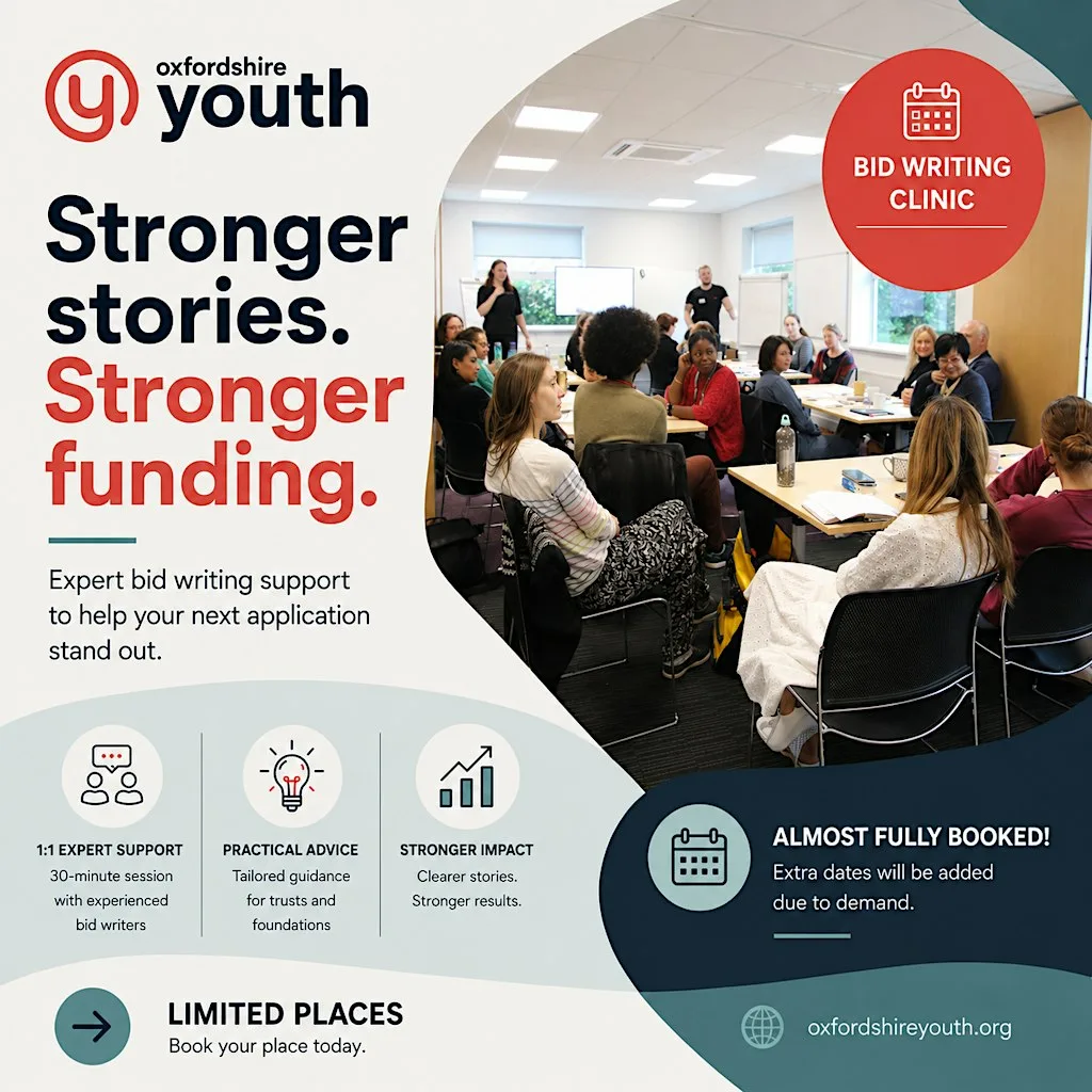 Fundraising Clinic: Trust and Foundations Bid Support at Oxfordshire Youth