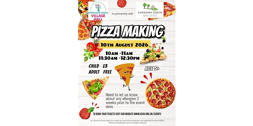 Pizza Making at Emersons Green Village Hall