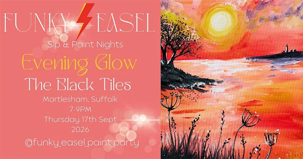 Sip & Paint Night at The Black Tiles, Martlesham