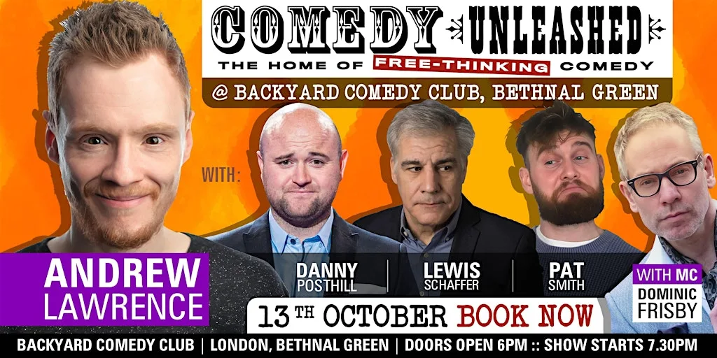 Andrew Lawrence at Comedy Unleashed (London) at Backyard Comedy Club