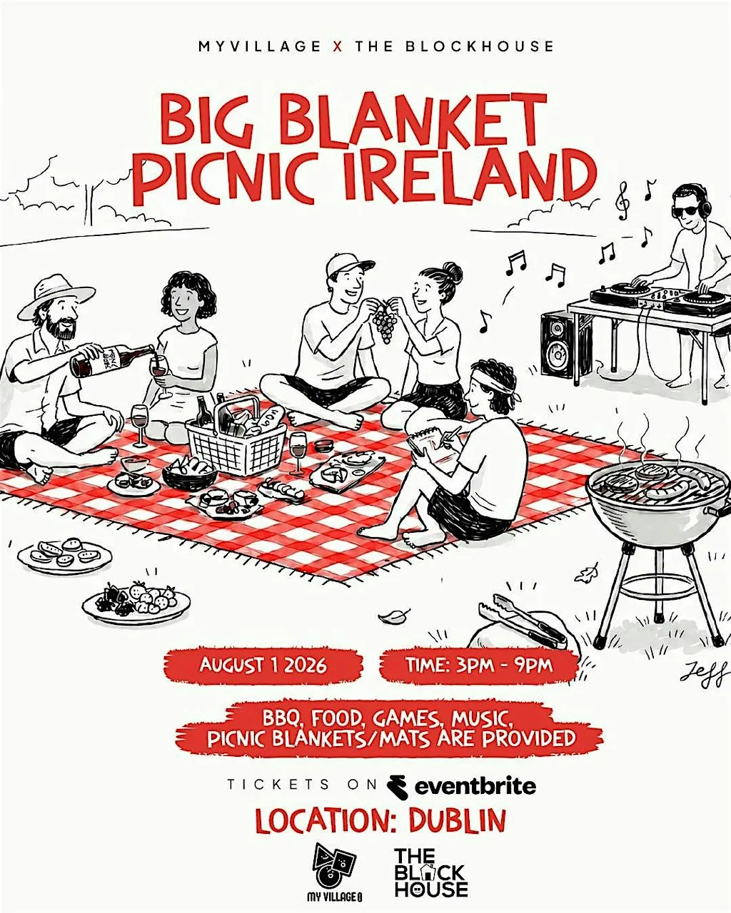 Big Blanket Picnic Ireland at Dublin
