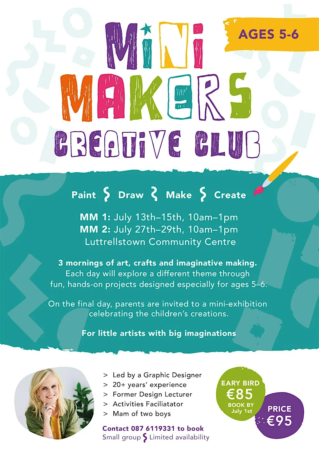 Mini Makers Creative Club at Luttrellstown Community Centre