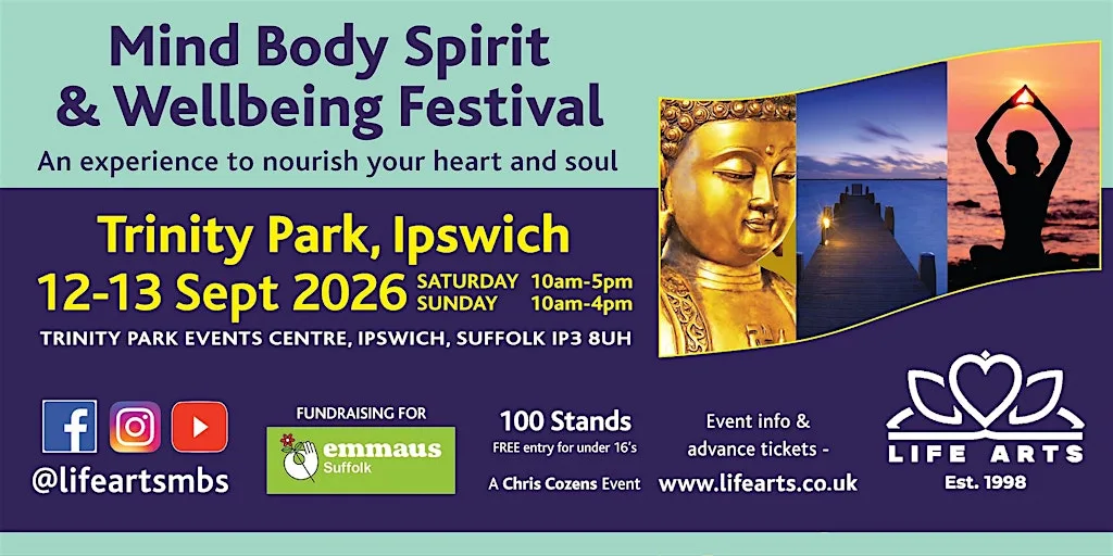 Ipswich, Trinity Park Mind Body Spirit & Wellbeing Festival 12-13 Sept 2026 at Trinity Park Conference & Events Centre