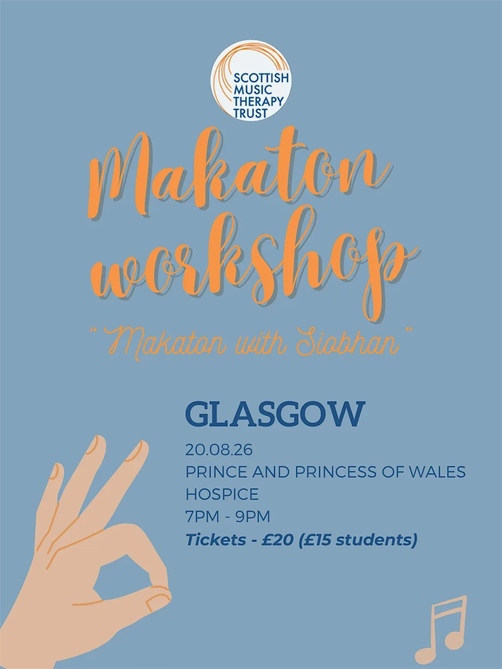 Makaton with Siobhan at The Prince & Princess of Wales Hospice