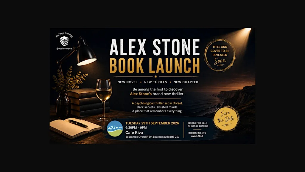 Alex Stone Book Launch at Cafe Riva