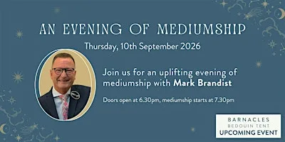 An Evening of Mediumship with Mark Brandist at Barnacles Restaurant & Bar Bistro