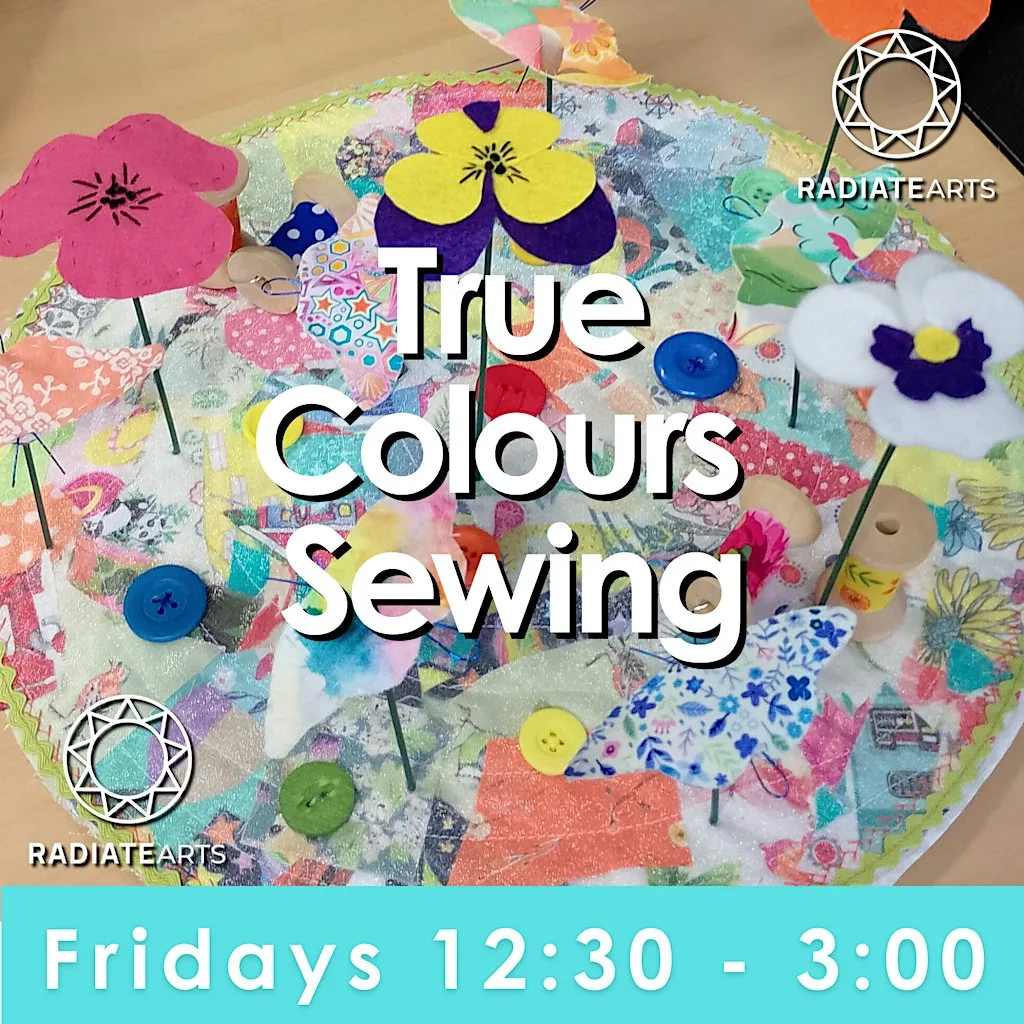 True Colours LGBTQIA+ Sewing: Creating Pride Shields at Radiate Arts CIC