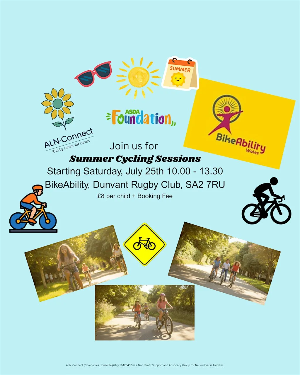 Summer Fun with Bikeability & ALN-Connect at Broadacre