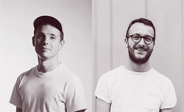 George Gadd and Adam Kirkup at Garden Social