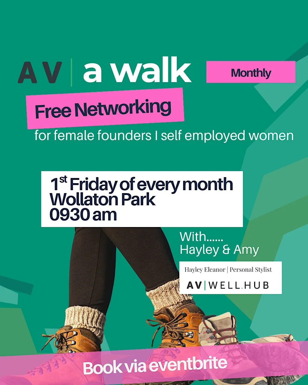AV a Walk- Networking for female founders. at Wollaton Park