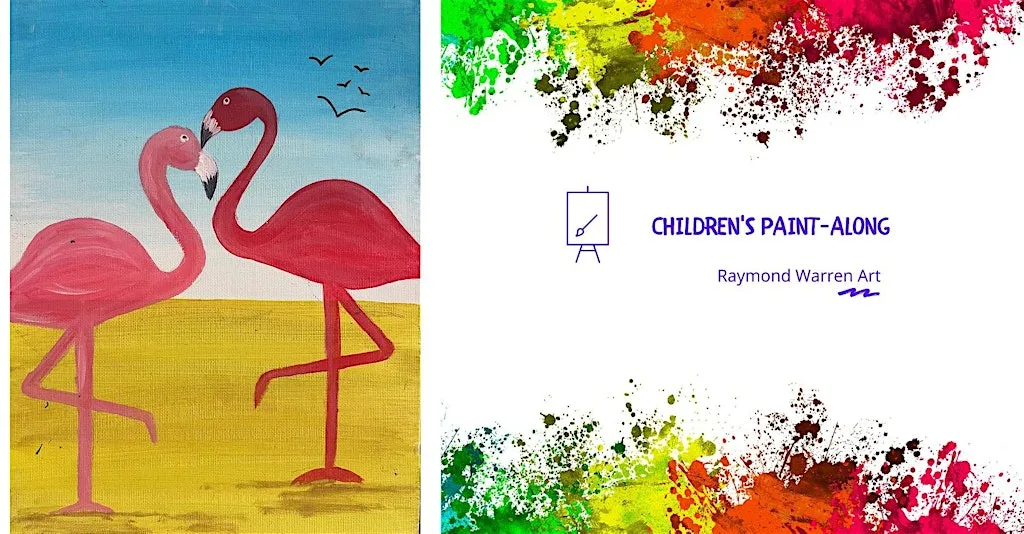 Children's Summer Holidays Paint-Along - 'Flamingos' - Horsham