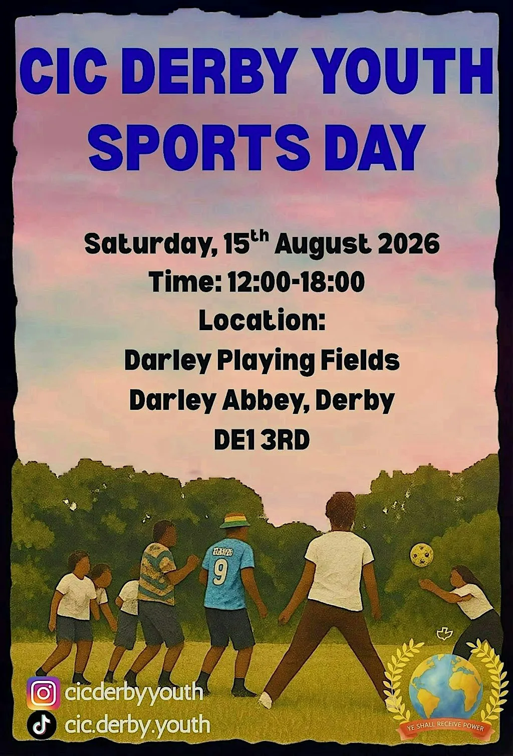 CIC Youth Sports Day at Darley Playing Fields