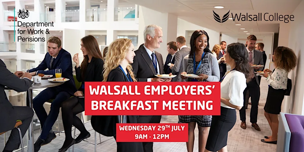 Walsall Employers' Breakfast Meeting at The Hub at Walsall College