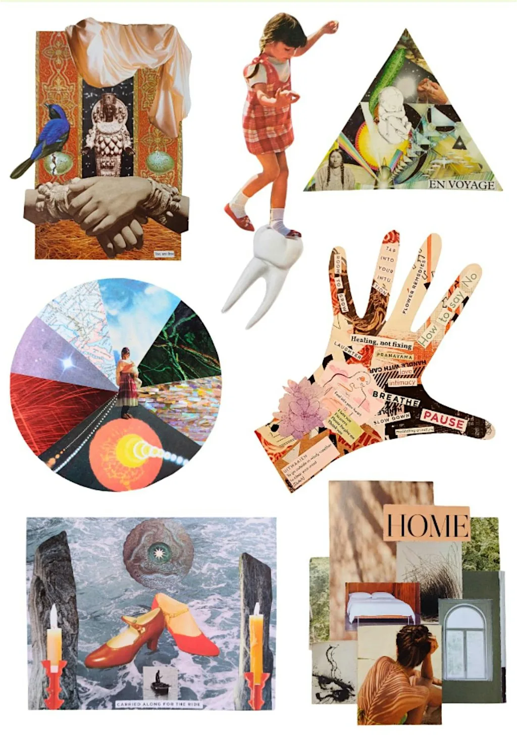 Collage Care- Art and Wellbeing Workshop at East End Development Trust