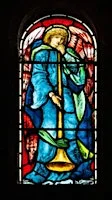 Stained glass in Herefordshire and the middle March from the Gothic Revival at Herefordshire Archive and Records Centre