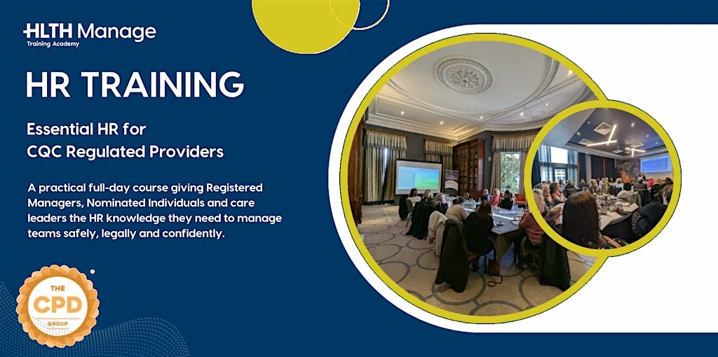 Essential HR for CQC Regulated Providers at Harbour Hotel Southampton