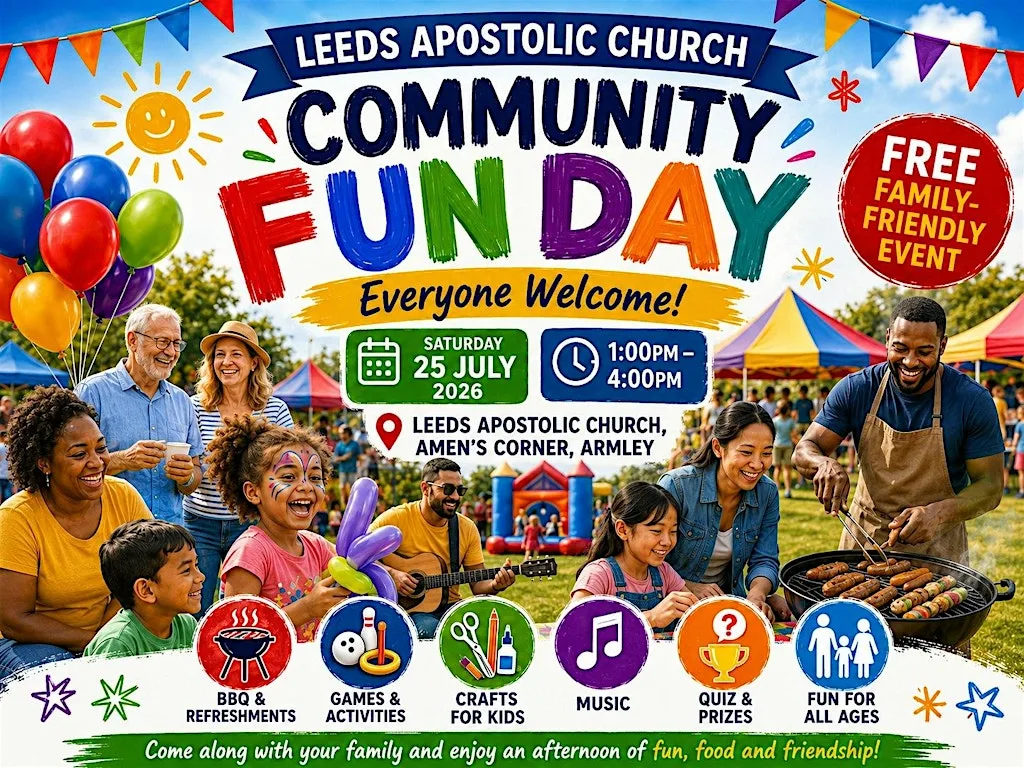 Leeds Apostolic Church Community Fun Day at Armley Ridge Road
