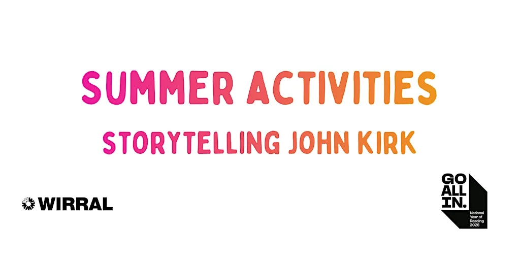 Storytelling with John Kirk at Greasby Library at Greasby Library