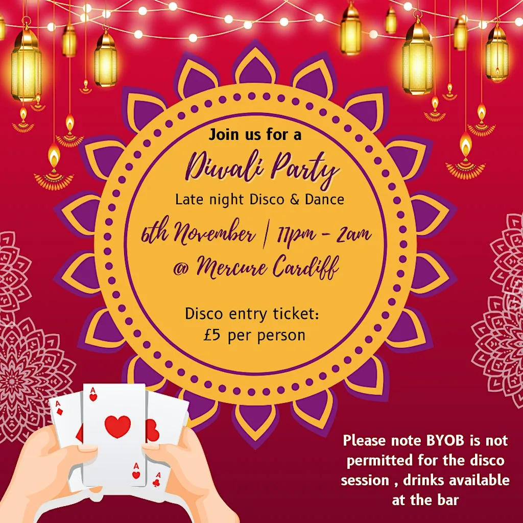 Diwali disco at Mercure Cardiff