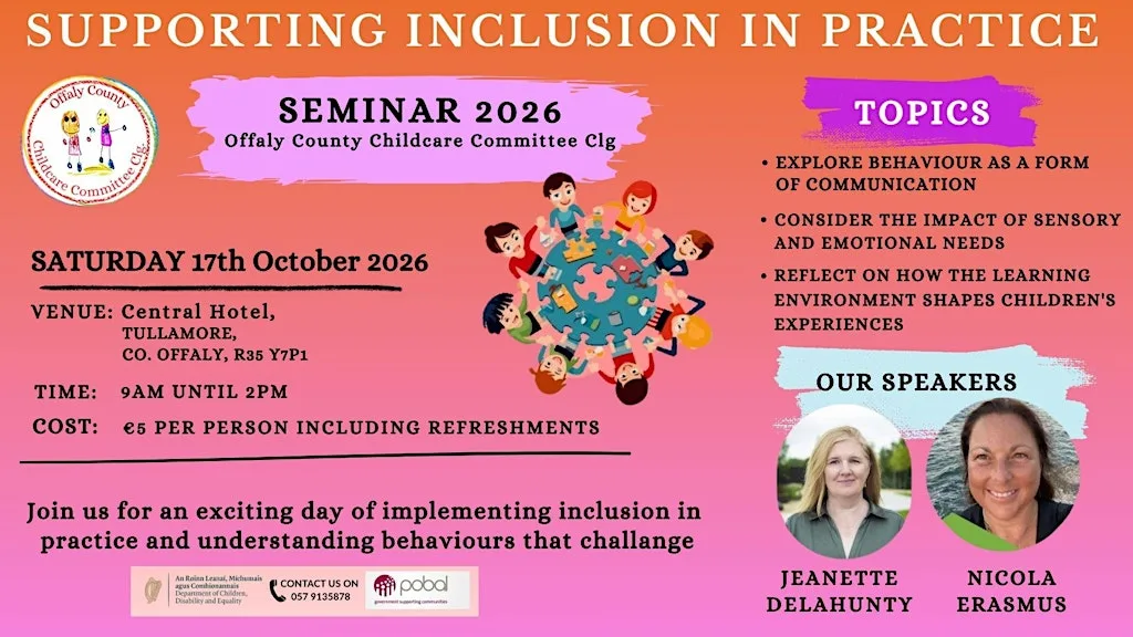 OCCC ANNUAL SEMINAR 2026 at Central Hotel Tullamore R35 Y7P1