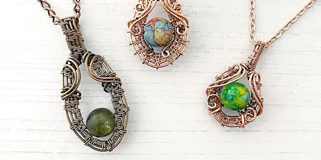 Beginners Wire Weaving Workshop with Zoe Frater at The Bead Shop (Nottingham) Ltd
