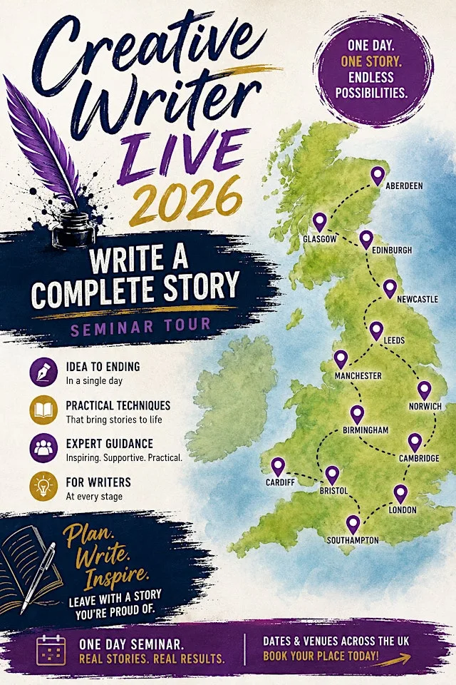 Creative Writer - Live 2026 - 'Write A Complete Story' UK Tour - Liverpool at Liverpool Central Library
