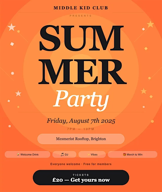 Middle Kid Club Summer Party at Mesmerist