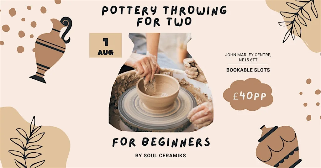 Pottery Throwing Experience for Two