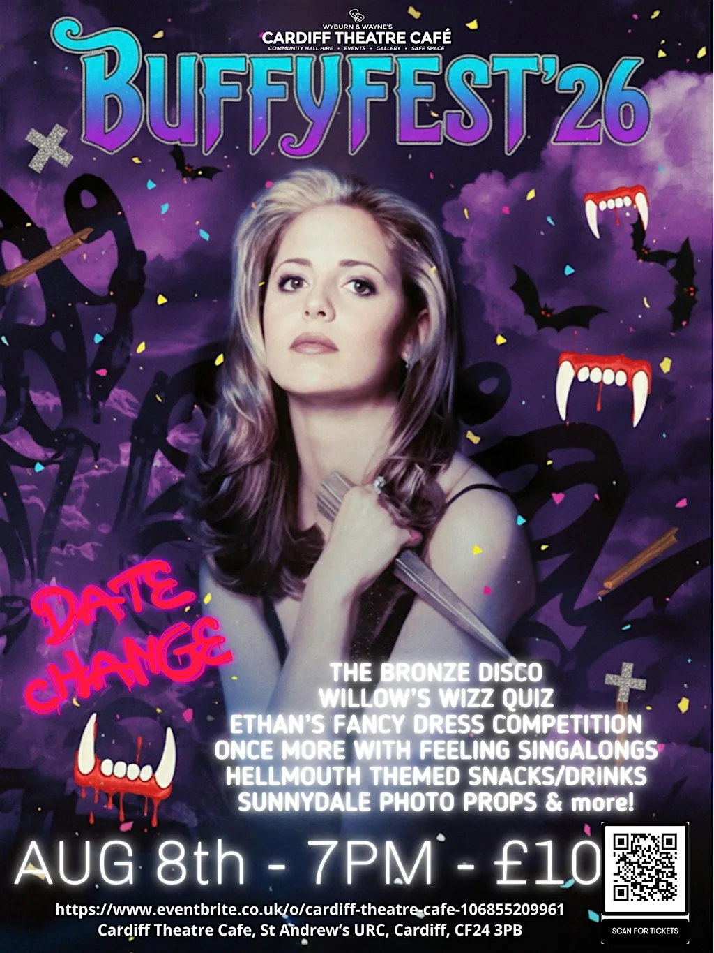 BUFFYFEST’26 at Cardiff Theatre Cafe at St. Andrew's