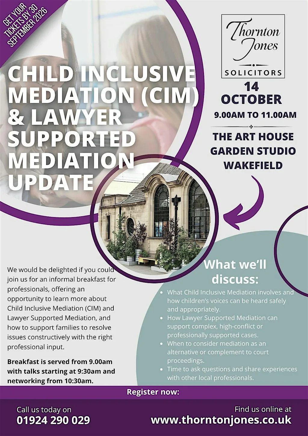 Mediation Matters: Breakfast at The Art House