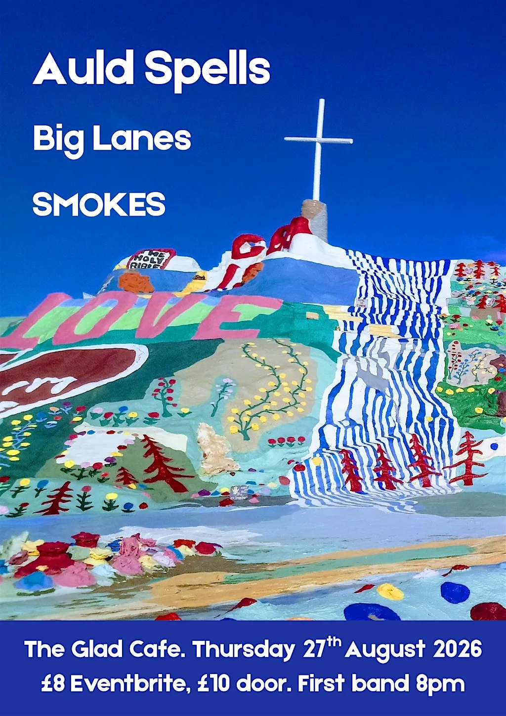 Auld Spells - Big Lanes - SMOKES at The Glad Cafe CIC