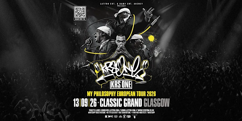 KRS One Live in Glasgow at The Classic Grand