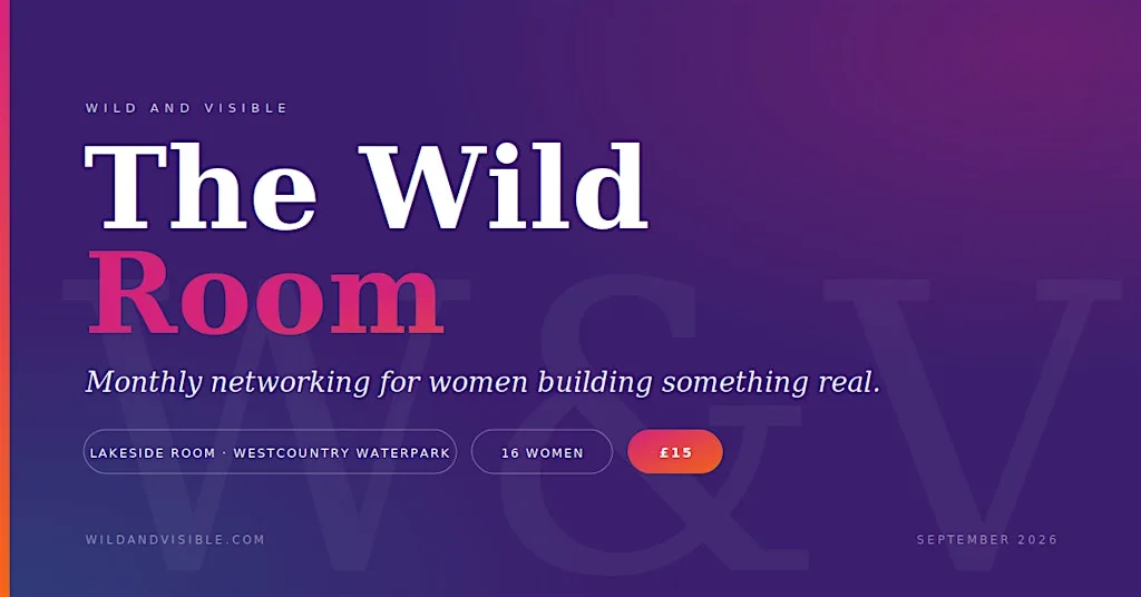 The Wild Room - Womens Business Networking at West Country Water Park