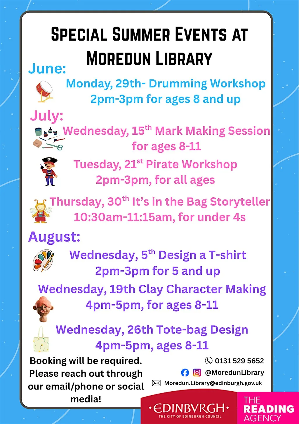 Clay Character Making at Moredun Library at Moredun Library