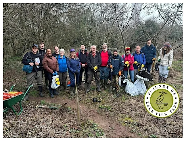 Volunteer Working Party at Meet junction of Lake View Road and Malvern Road