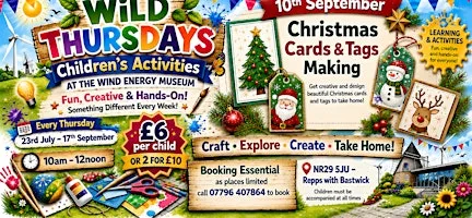 Christmas Cards and Tag Making Workshop at Wind Energy Museum
