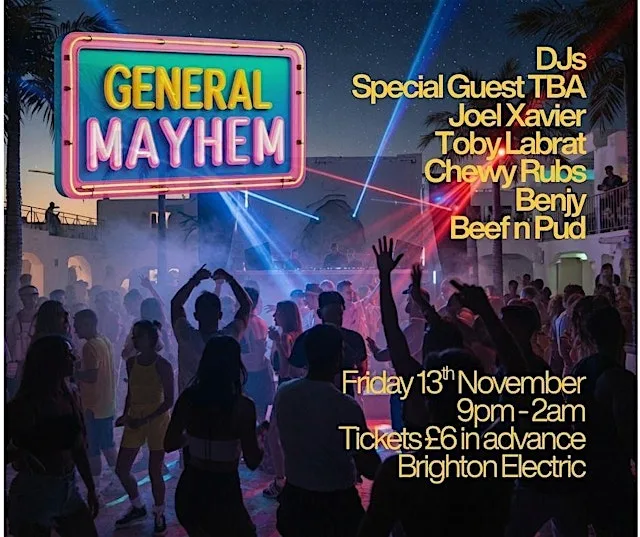 General Mayhem 6 at Brighton Electric Studios