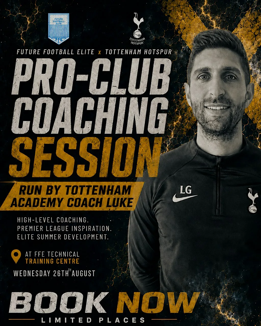 FFE X Tottenham Hotspur Clinic (U11 & U12 Players ONLY) at FFE Technical Training Centre
